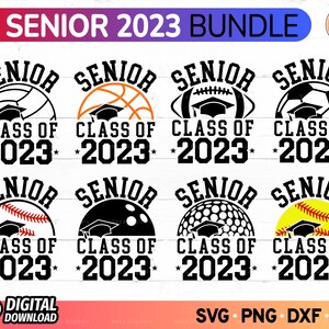 Senior 2023 SVG Bundle, Cheer Senior Night Svg, Basketball Mom Svg ...