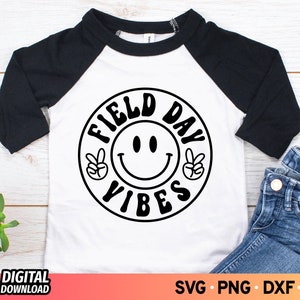 Field Day Vibes SVG, leraar excursie SVG, Field Day SVG, laatste dag van school SVG, grappige leraar shirt SVG, Field Day shirt SVG-bestand Cricut