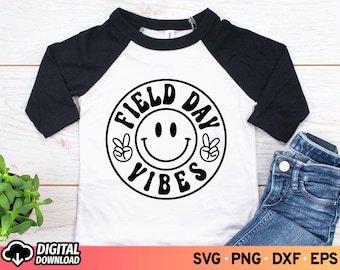 Field Day Vibes SVG: Teacher Shirt Design (Digital Download) PNG Sublimation