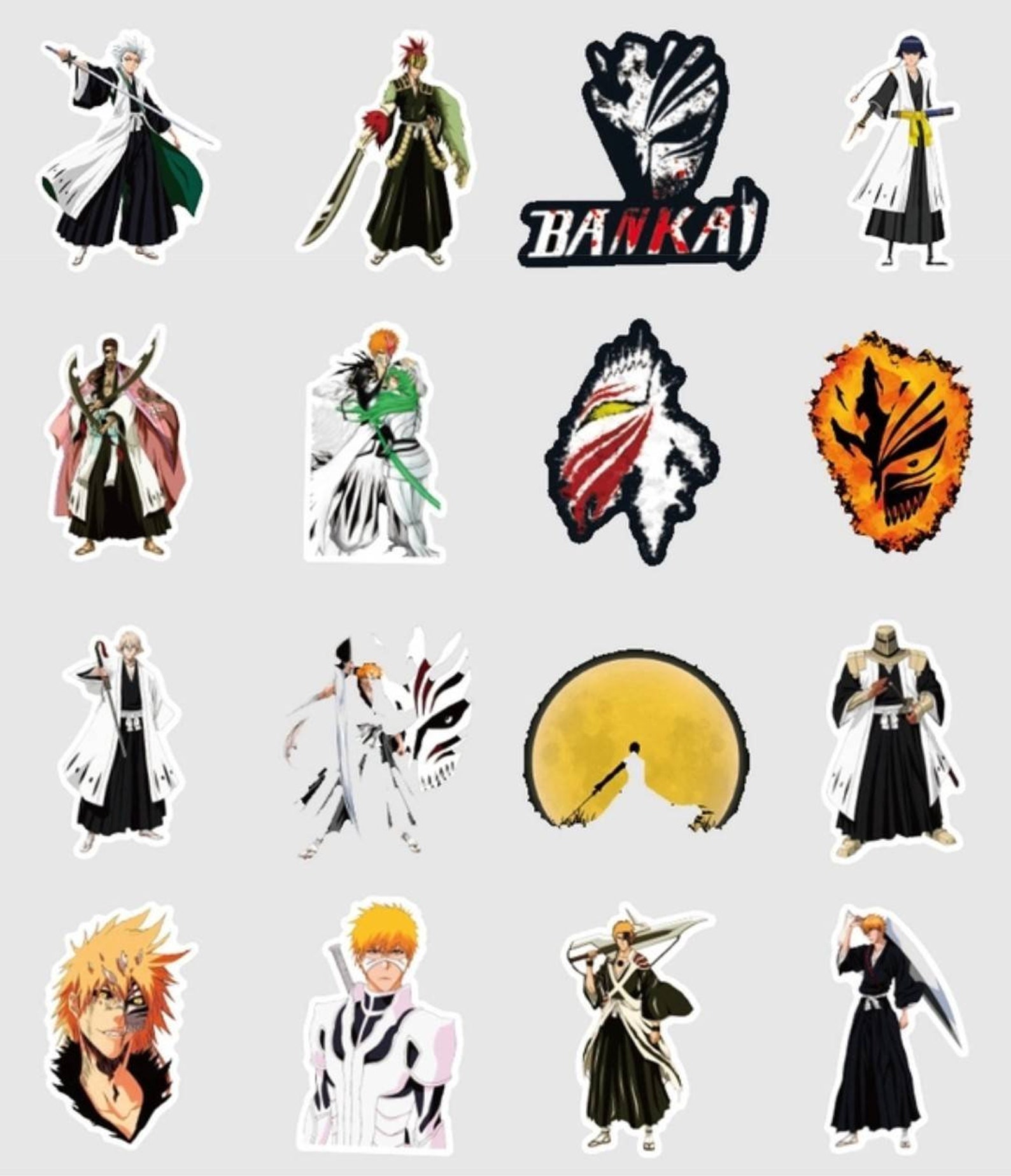 50/100pcs Bleach Stickers/Laptop Etsy