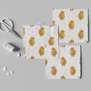 Cute Little Chickens Seamless Patterns, Chickens Watercolor Digital ...