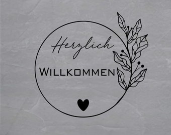 Welcome sticker/front door sticker/vinyl sticker/sticker for glass/mirror sticker/decoration/sticker/sticker entrance door