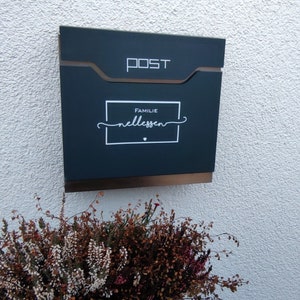 Mailbox sticker/ Personalized / Mailbox label/ Modern / Name