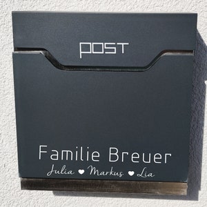 Mailbox sticker/ Personalized / Mailbox label/ Modern / Name