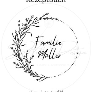 Personalisiertes Rezeptbuch/Kochbuch aus Holz/Geschenk für Mama/Geschenkidee Kochliebhaber/Rezeptbuch aus Holz/Rezeptebuch Bild 7