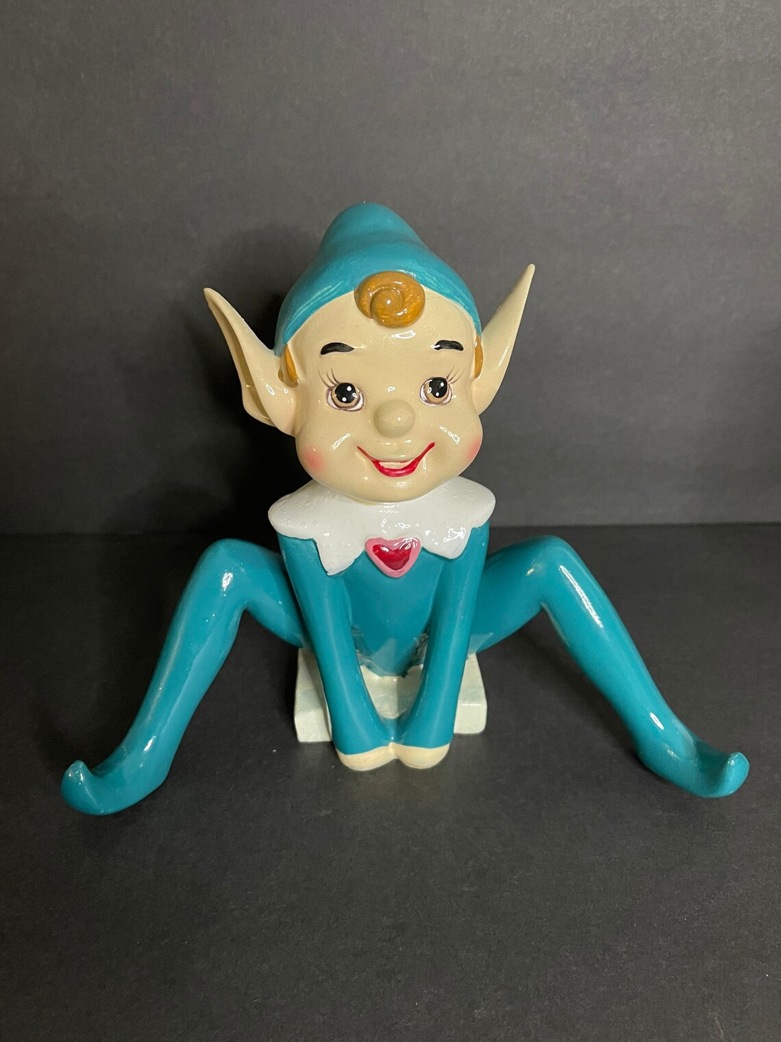Vintage Pixie Elf / Pixie Figurine / Kitschy / KnickKnack / Etsy