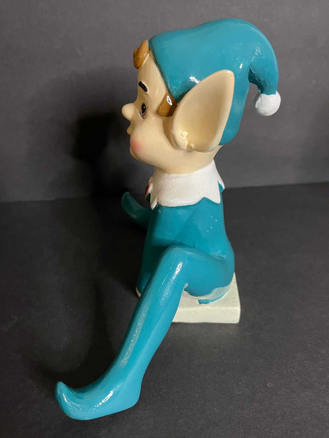 Vintage Pixie Elf / Pixie Figurine / Kitschy / KnickKnack / Etsy