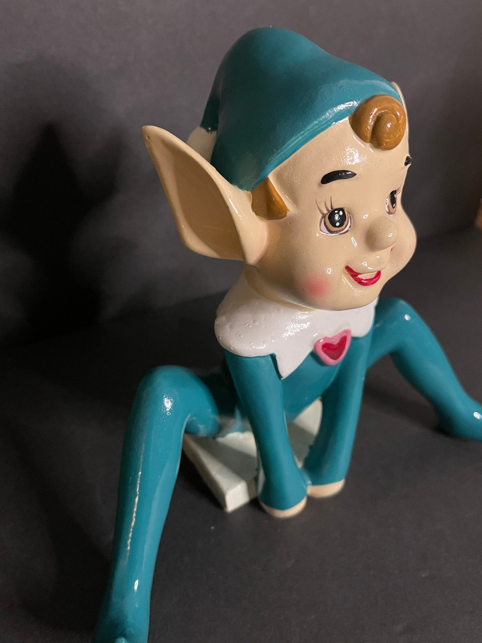 Vintage Pixie Elf / Pixie Figurine / Kitschy / KnickKnack / Etsy