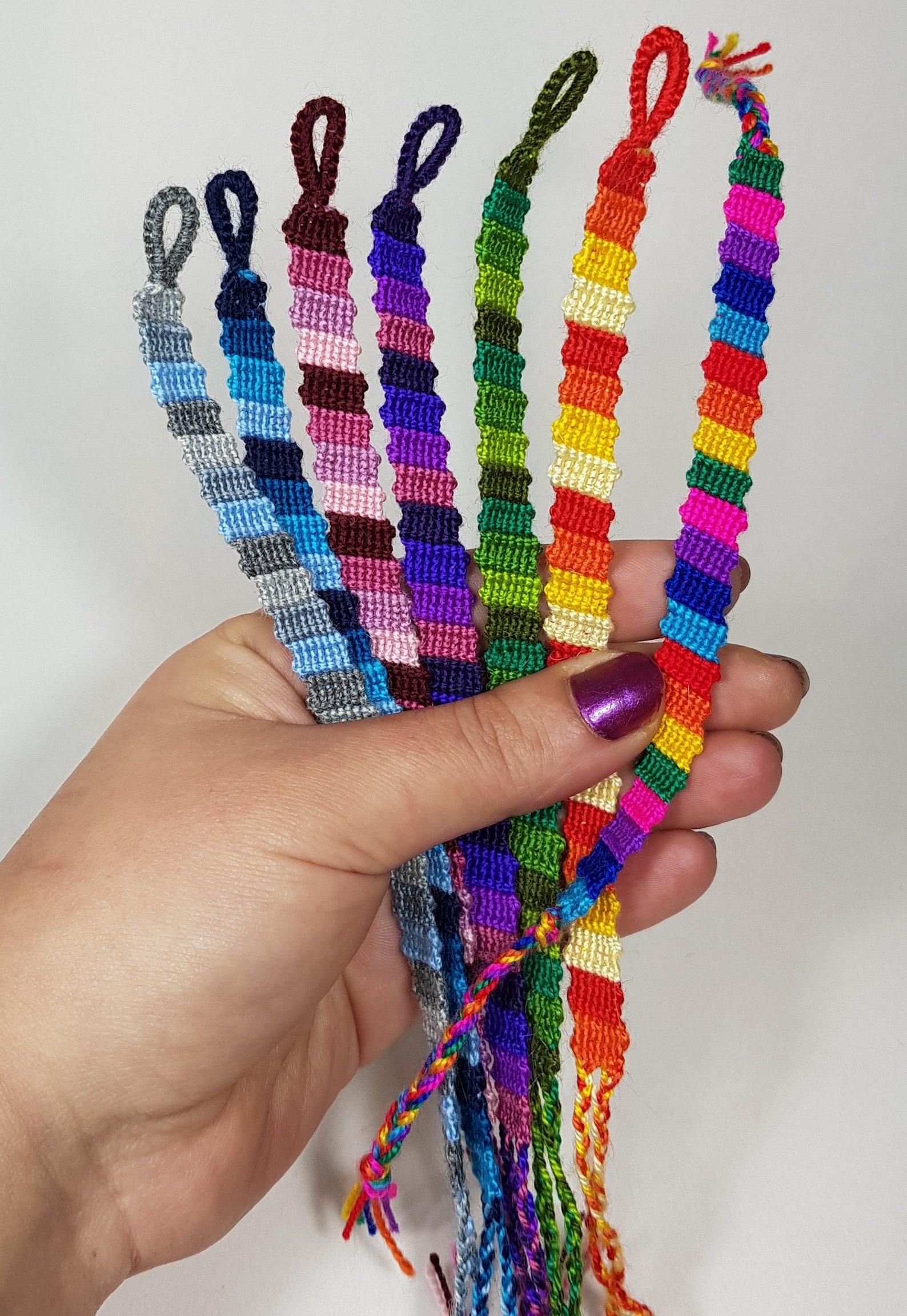 Flip Flop Friendship Bracelet Macrame Bracelet Handmade Etsy