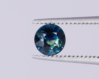 2,5 mm groenblauwe saffier ronde diamantgeslepen natuurlijke blauwe groenblauw saffier 2,5 x 2,5 mm ronde echte losse saffier AAA-kwaliteit "Veel van 1-50 stuks"