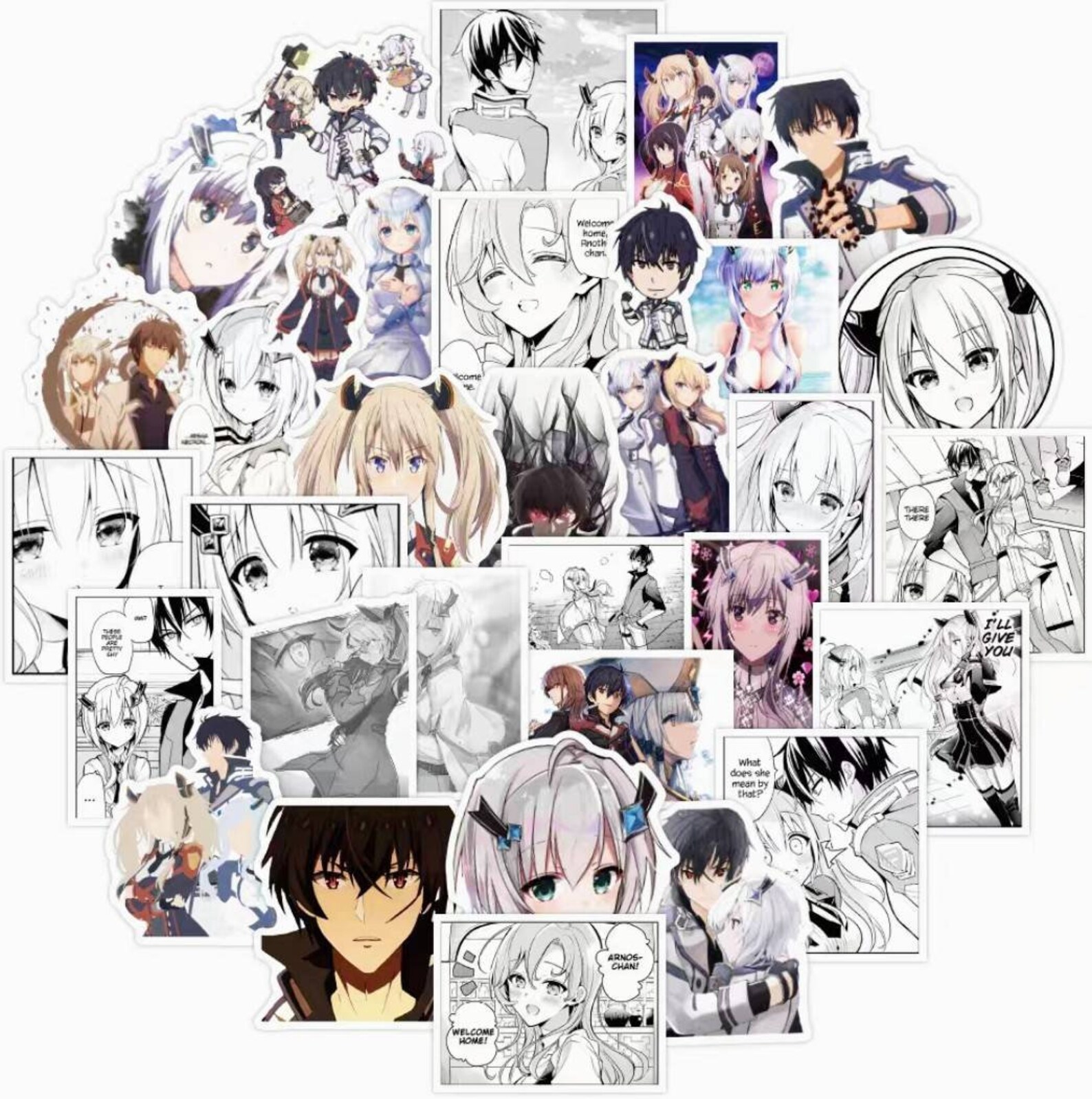 Misfit Of Demon King Academy Light Novel The Misfit of Demon King Academy Stickers/Light Novel Anime | Etsy