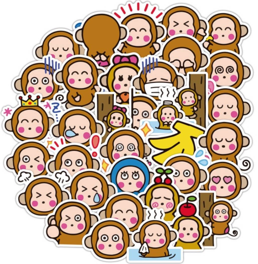 Monkichi Scrapbook Stickers/Sanrio Stickers/Monkey | Etsy