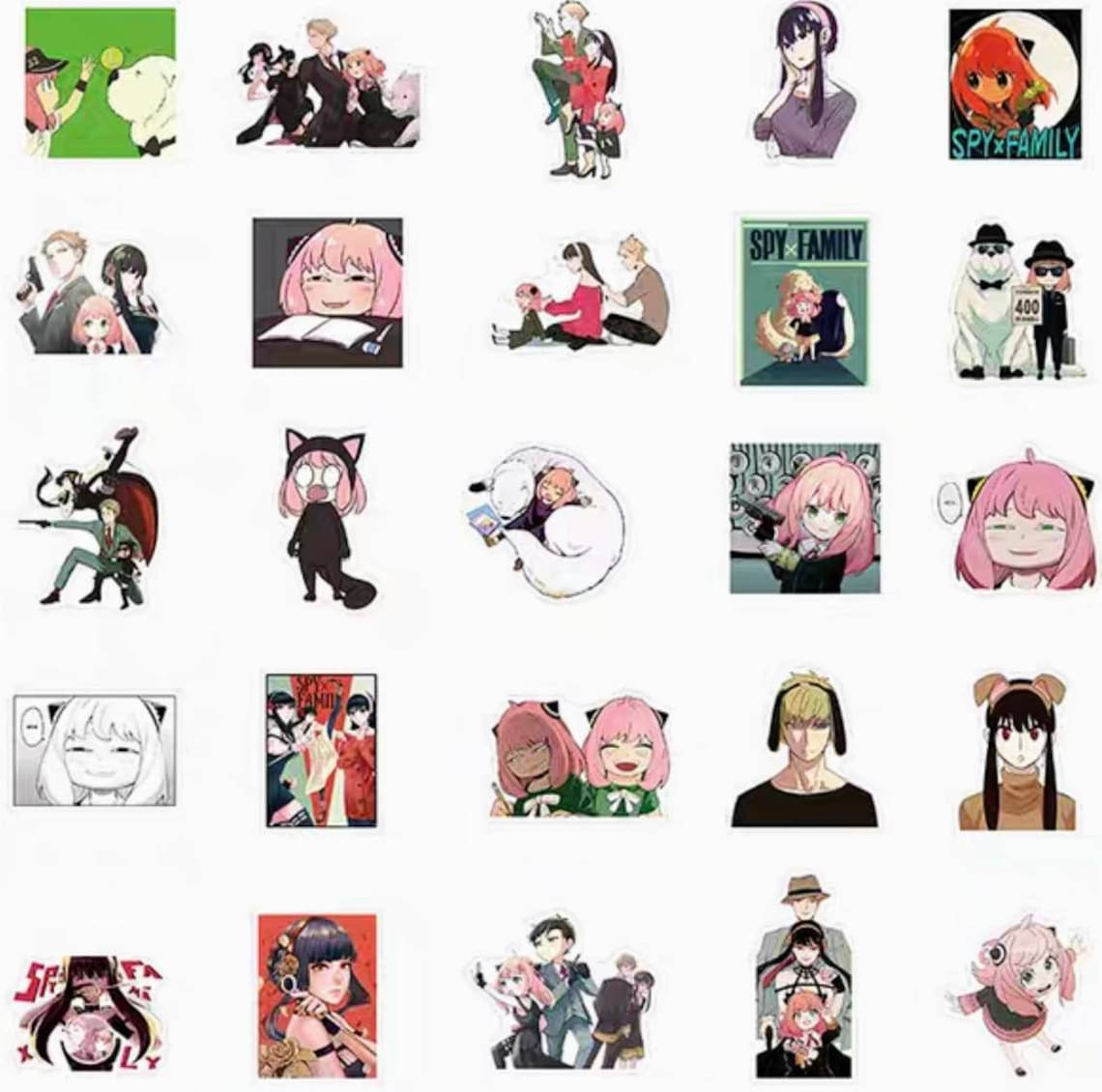SPYxFAMILY Stickers/Japanese Anime Manga Etsy