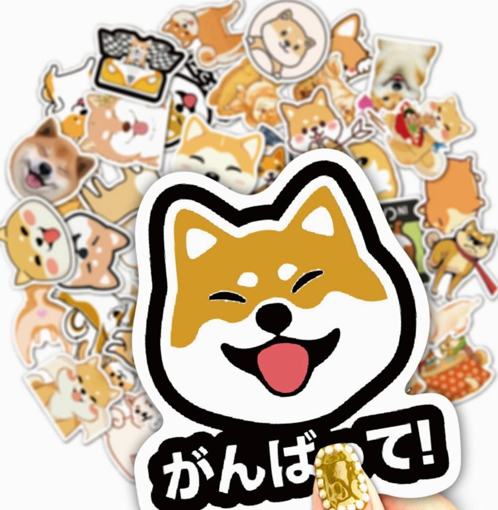 Shiba Inu Stickers/Cute Dog Stickers/Puppy Stickers/Shiba | Etsy