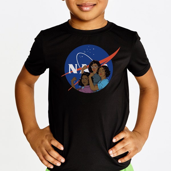 Black History Month, Katherine Johnson, Mary Jackson, Dorothy Vaugha  - Proud Black Kids T-shirt, nasa tshirt, African American Kids T-shirt