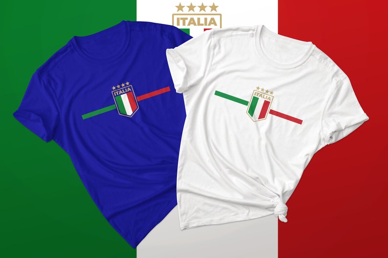 Italien Jersey Fußball 2021 Italienisches ItaliaT-Shirt, Tank Top, Sweatshirt, Kapuzenpullover Bild 1