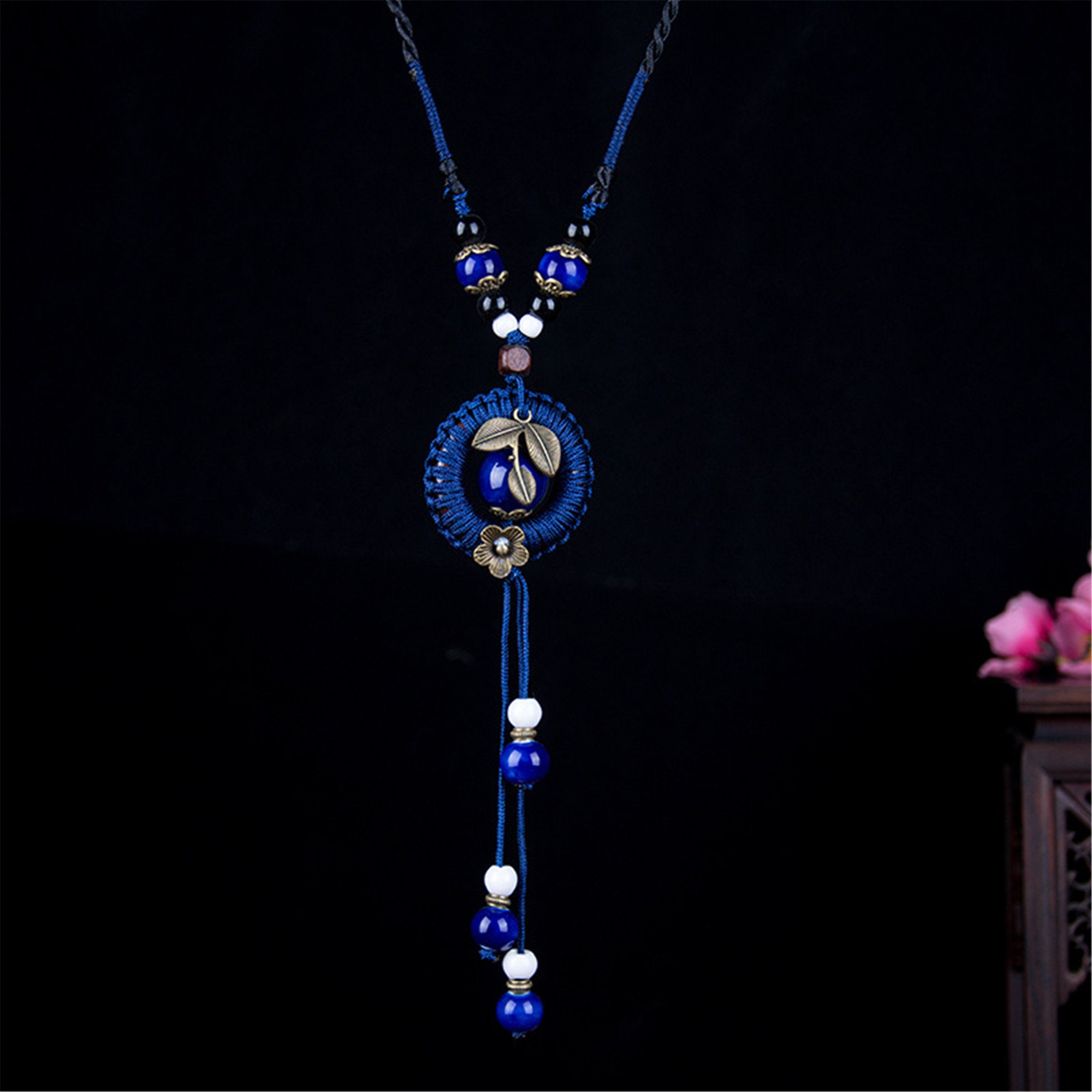 Ceramic Necklace Ladies Ceramic Necklace Ladies Necklace Etsy