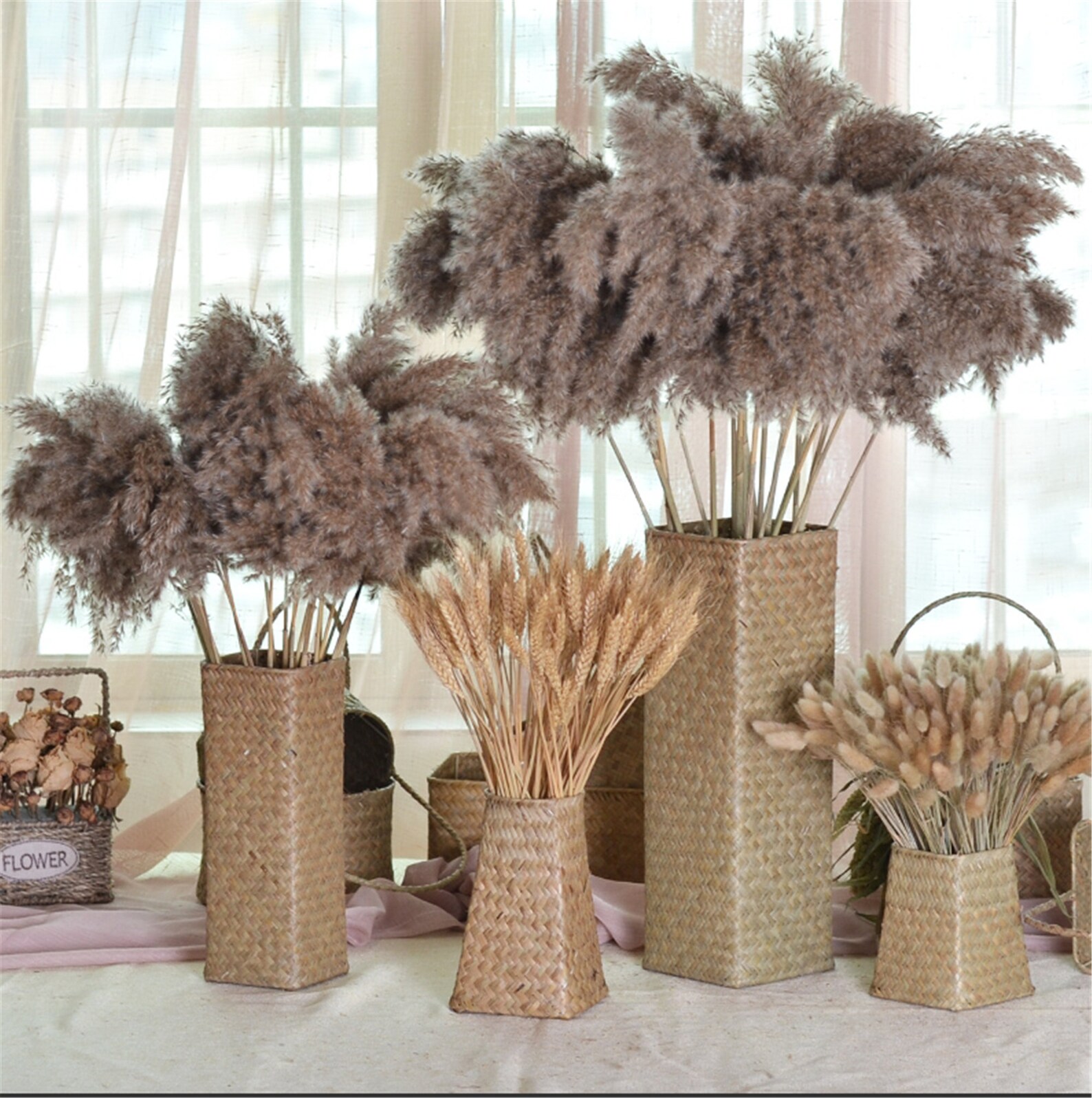 BAMBOO HANDWOVEN VASE Bamboo vase tall Vases decor vases Etsy