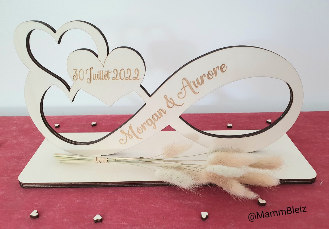 Verre à Vin Leonardo XL - Motif Infini Avec Nom Et Date