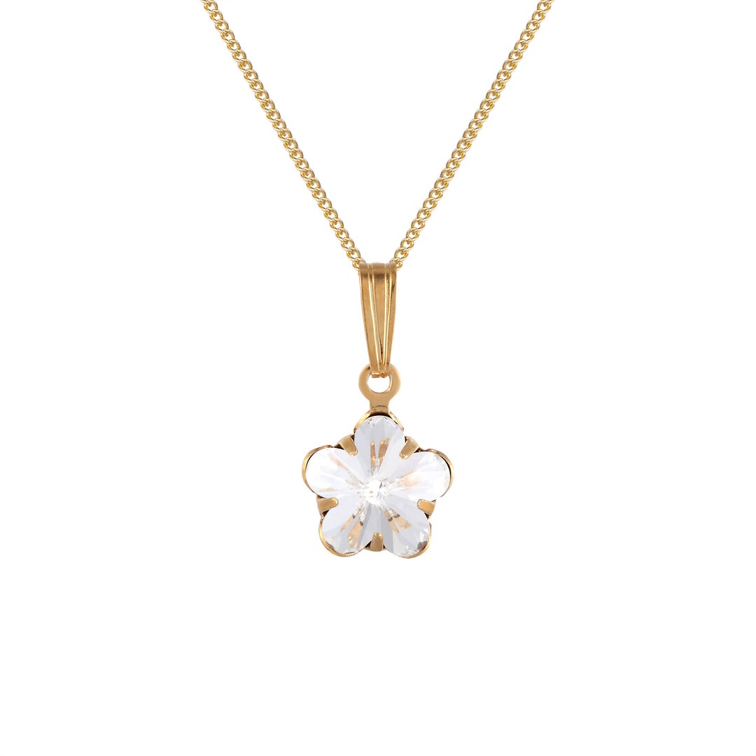 Collana Girocollo Con Ciondolo Margherita Vintage – Lega Dorata, Catena Regolabile 40+5 Cm, Per Donna