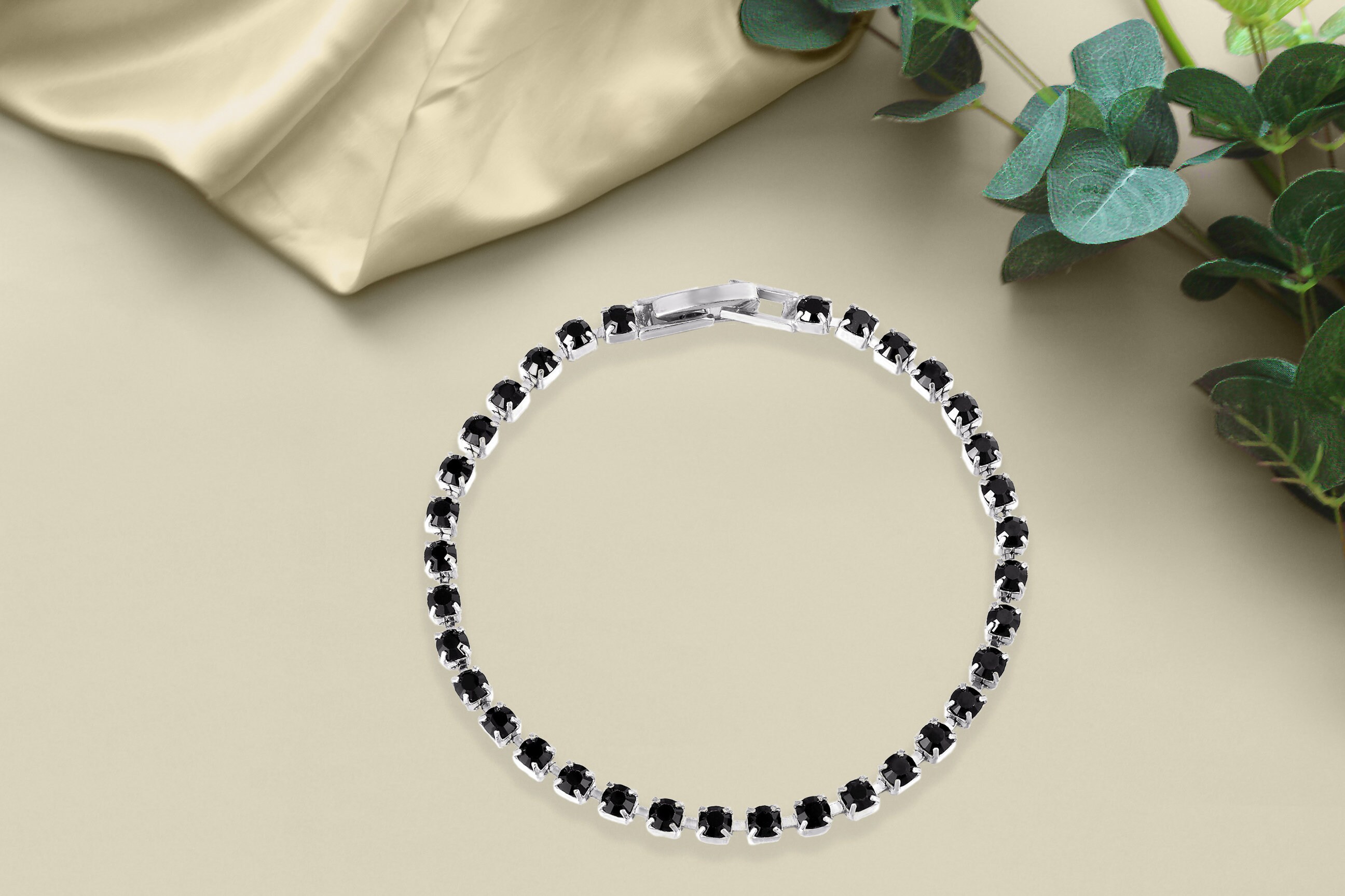 Swarovski black on sale tennis bracelet