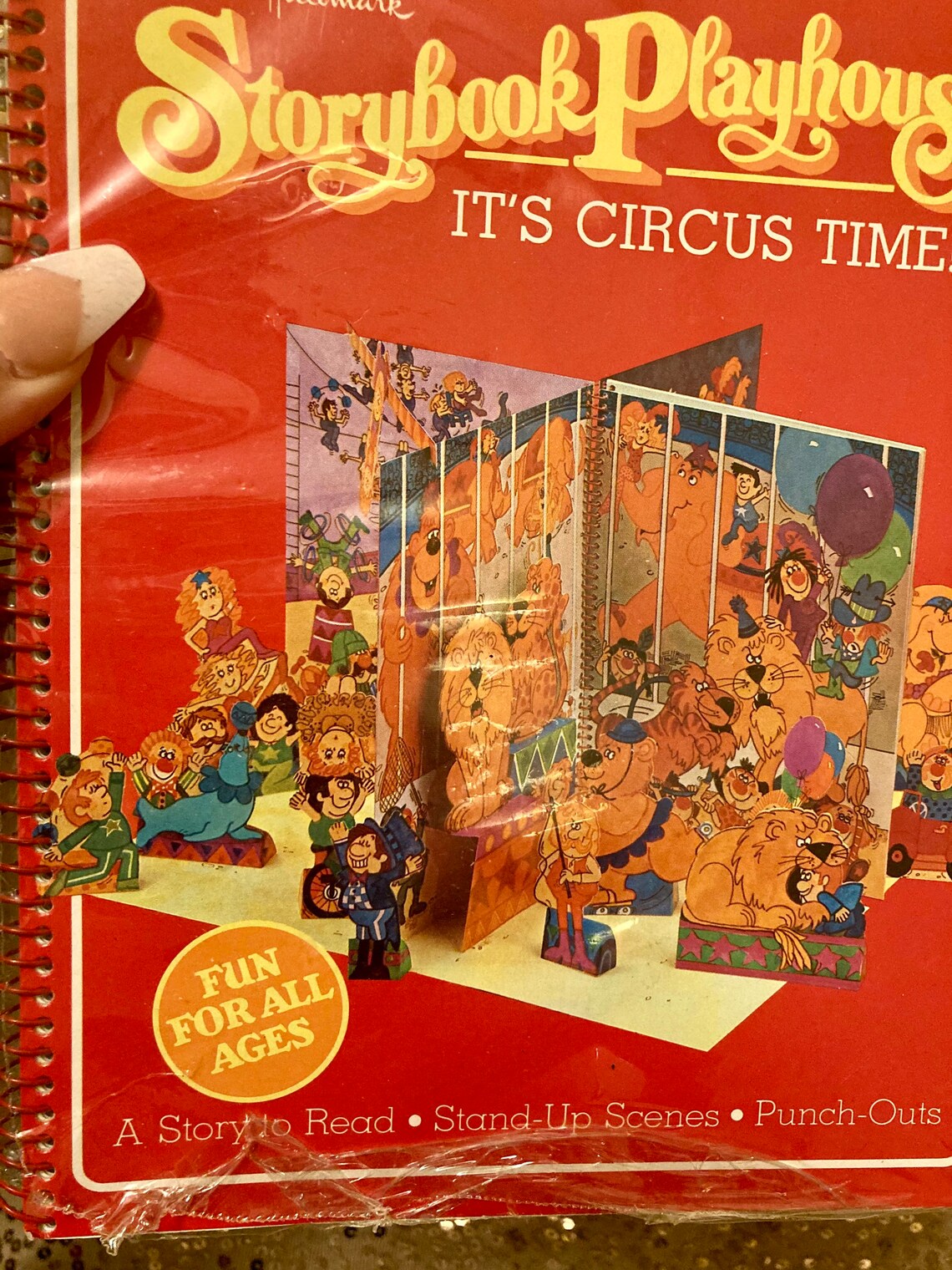 VINTAGE 1980s HALLMARK Childrens BOOK Read Standup Scenes Etsy