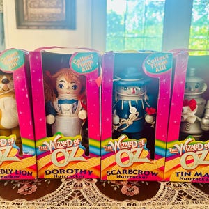 Vintage 70s Kurt S. Adler- Wizard of Oz Nutcrackers Set of 4 New