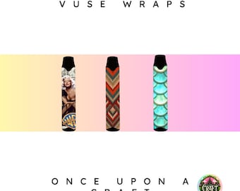 Vuse, Haut, Wrap - Instant PNG Download Print