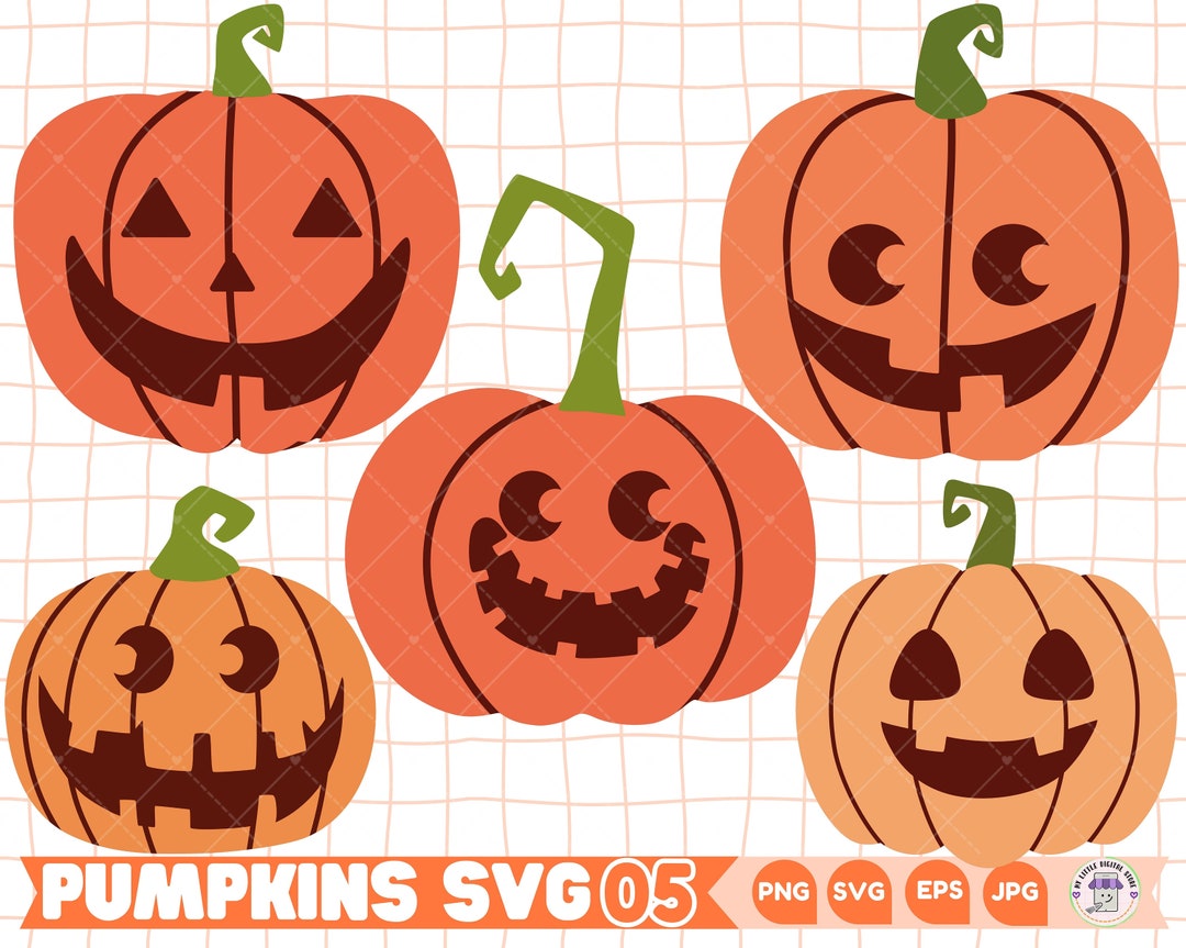 Halloween Pumpkin Face, Ilustração Vetorial Royalty Free SVG, Cliparts,  Vetores, e Ilustrações Stock. Image 190779747