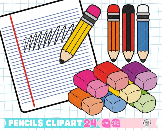 School pencil case cartoon in doodle retro style. Back to school