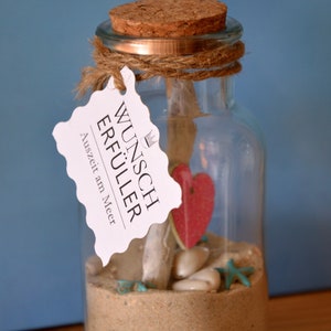 Wish-fulfiller | Gift jar / Cash gift | Wedding gift | Birthday gift | Dream fulfiller | Gift idea / Vacation fund / Sea