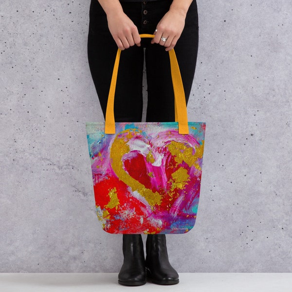 Shopper Tragetasche Schultertasche poppig