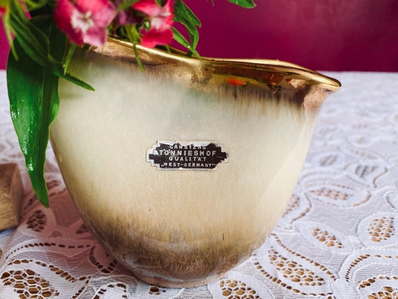 Carstens Tönnieshof Ceramic Vase 487 Bag Vase West Germany - Etsy