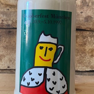 Beer mug “OKTOBERFEST MUNICH 1997” signed B. Jankowska