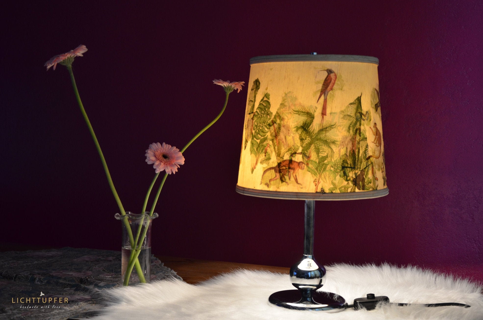 Circa 1970 French Ceramic Artichoke Table Lamp