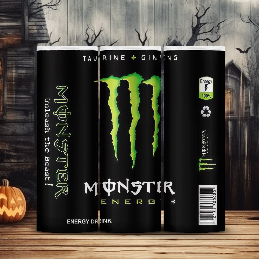 Monster Energy Drink Wrap Tumbler 20oz Sublimation Monster Etsy