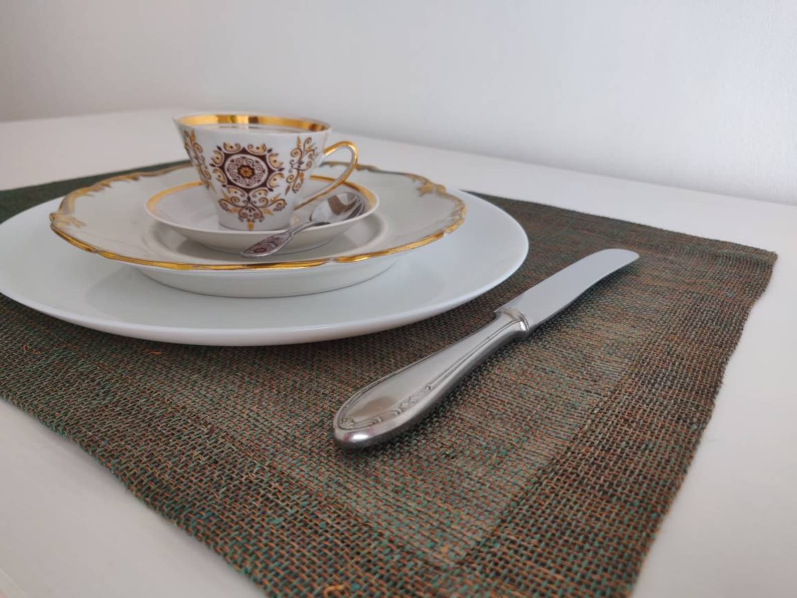 Copper Brown Table Napkins Golden Table Napkins Linen Napkins Etsy