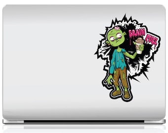 Zombie Brain Fuel Sticker