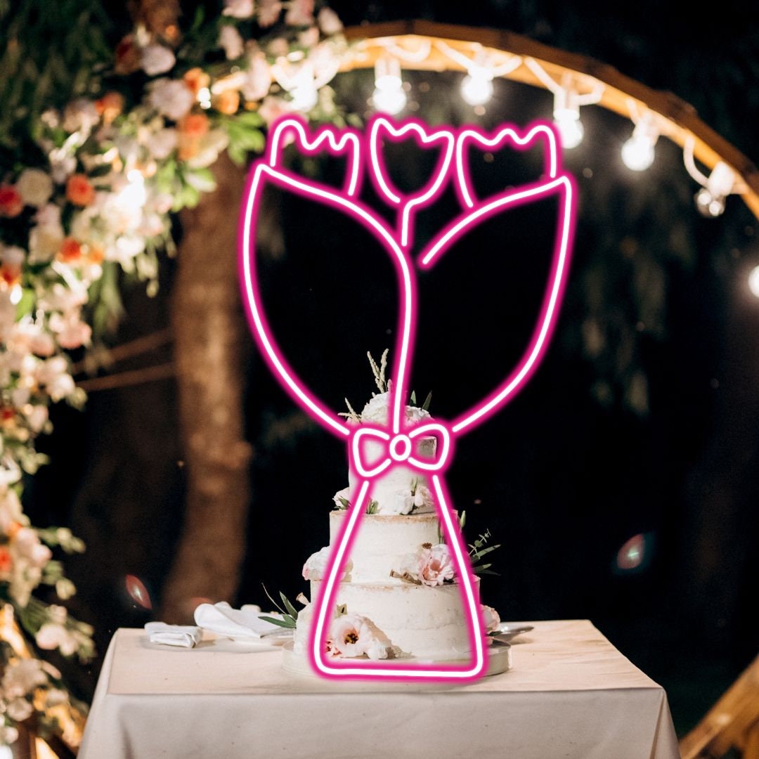 Led Flower Sign Simple Flower Wrap 19