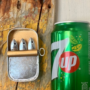 Boîte de sardines poisson à suspendre en métal, décoration ornementale, décoration côtière, cadeau image 8
