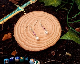 Piper McLean, Aphrodite, Percy Jackson earrings, PJO, camp half blood, annabeth chase, greek mythology, rick riordan,percy jackson merch