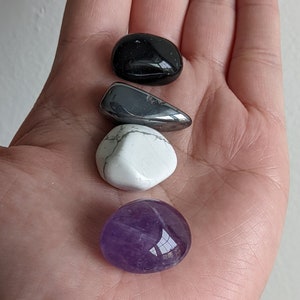 Pride flag tumble crystal sets - LGBTQ+, trans, demisexual, asexual, pansexual, non binary, bisexual, lesbian, gay - progress flag sets