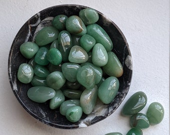 Green Aventurine crystal tumbles