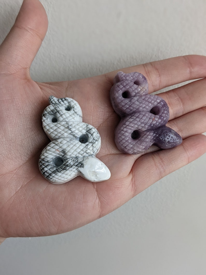 Crystal Snake Carvings You Pick Which One - Etsy