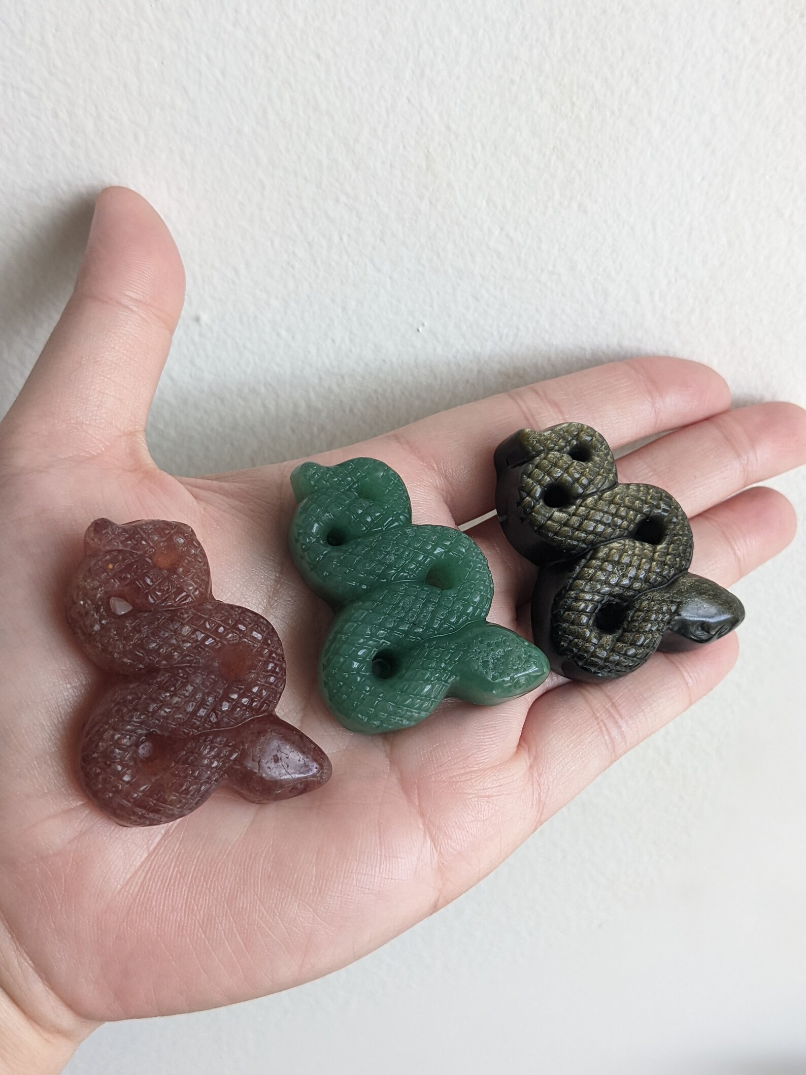 Crystal Snake Carvings You Pick Which One - Etsy