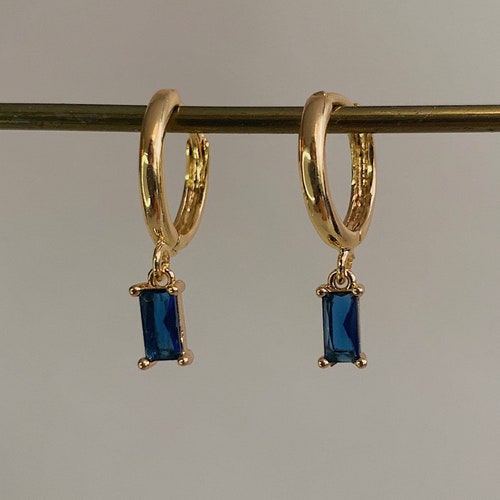 Gold Plated Hoop Earrings With Handmade Resin Circle Resin | Etsy UK