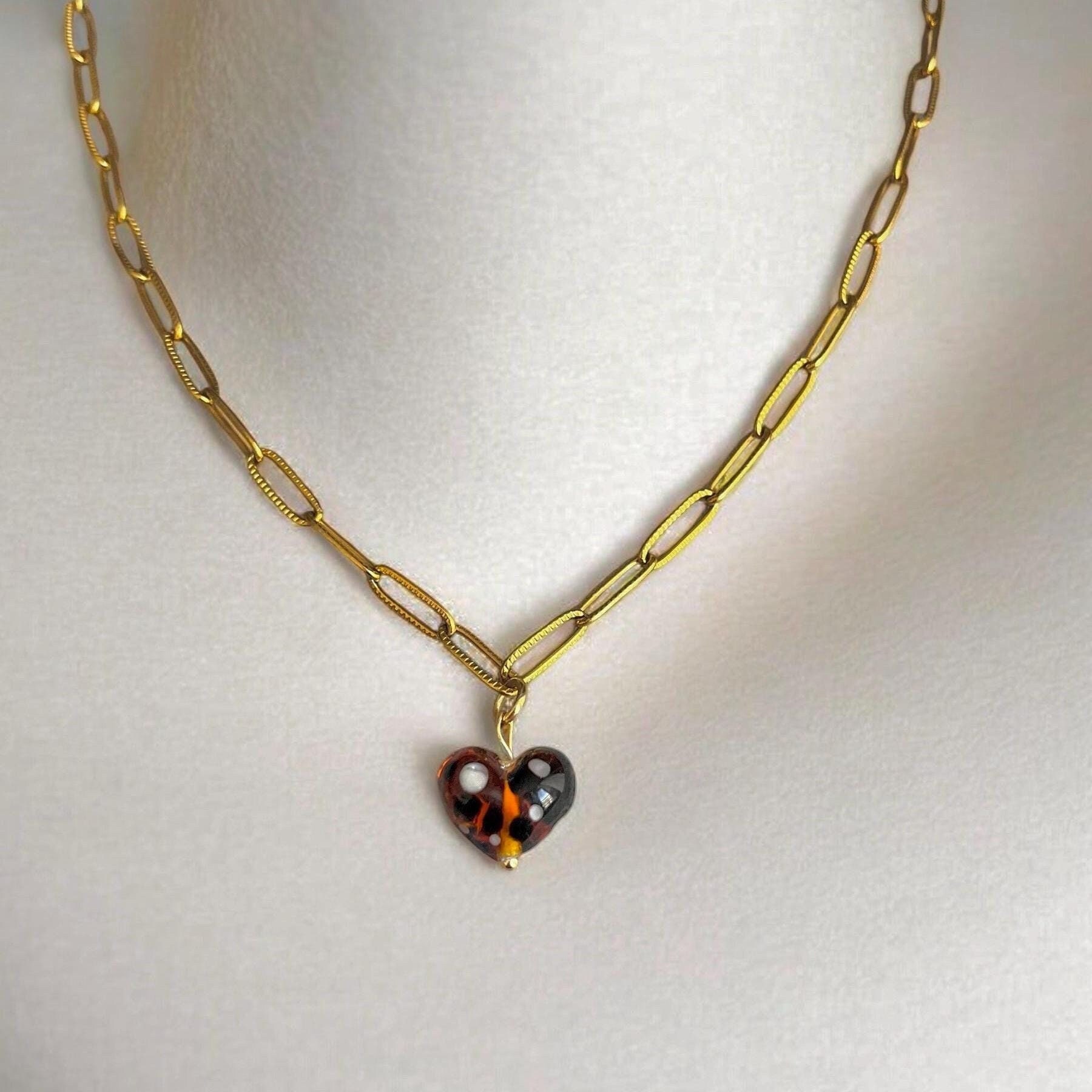 Tortoise Shell Necklace - Etsy UK
