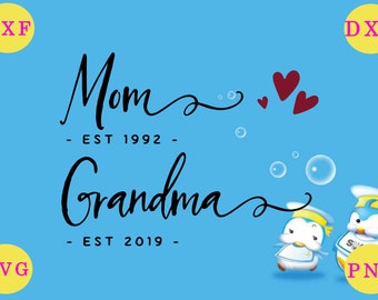 Download Mom Est Svg Etsy