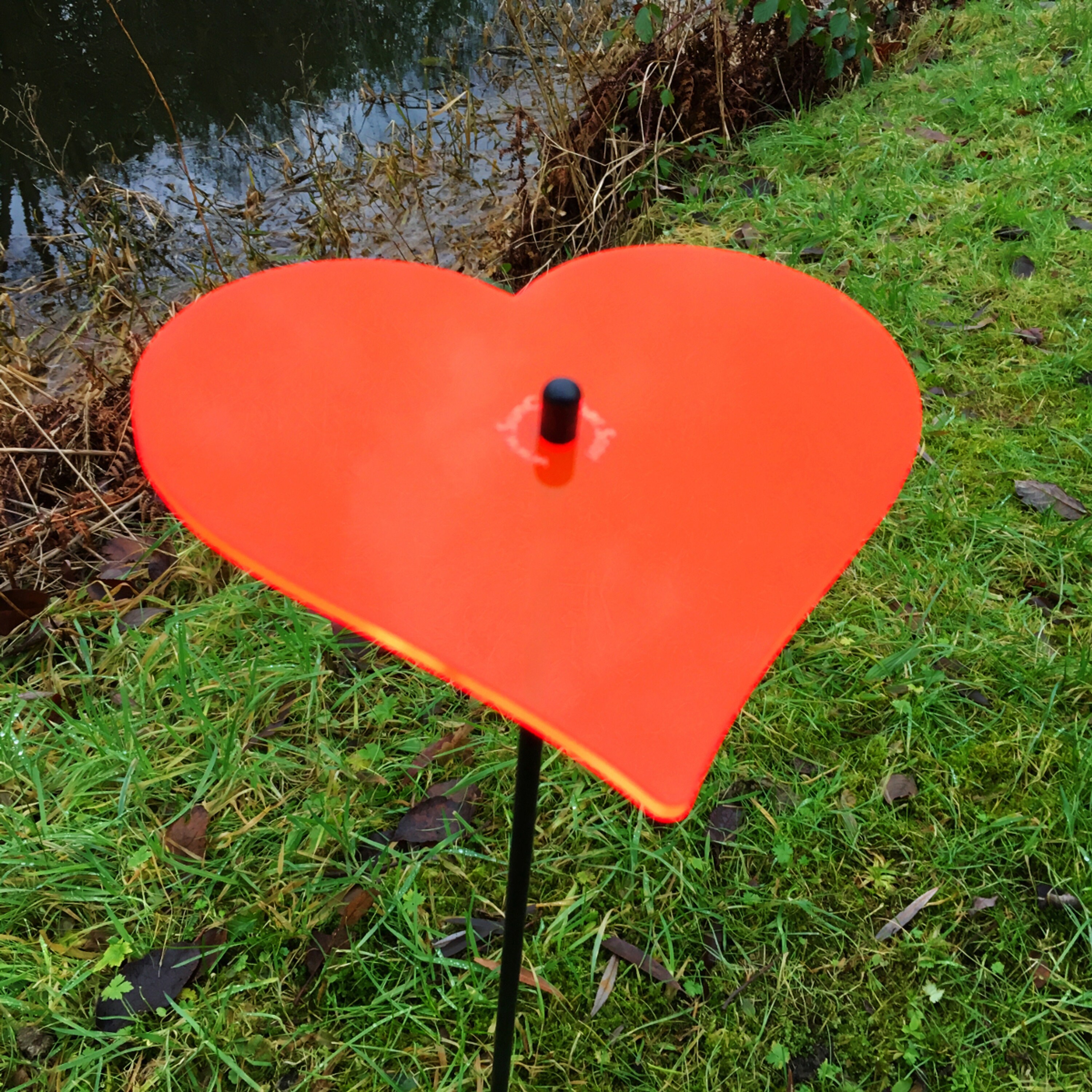 Large Garden Décor Ornament 'Hearts' Etsy