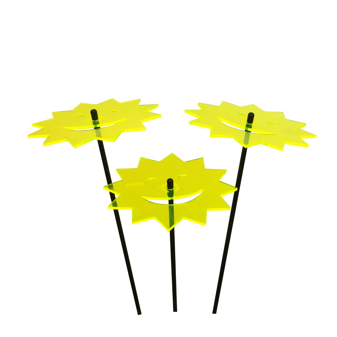 Sun Catcher Garden Decor 3er Set Sonnenfänger Garten Stecker, Statuen